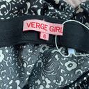 Verge Girl Black and White Floral Skirt Photo 3