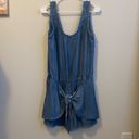 Tracy Reese Plenty by  Chambray Frayed Edge Romper Photo 19