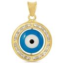 Tehrani Jewelry Evil Eye 14k Real Gold Pendant Photo 0