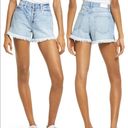 Hidden Jeans HIDDEN Button Fly High Waist Frayed Hem Denim Shorts Photo 1