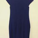 MM.LaFleur  Short Sleeve Boat Neck Nisa Shift Dress Galaxy Blue Women's Size 2 Photo 3