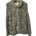 Wilfred Aritzia  Free Gray & Black Wool Blend Full Zip Sweater XS Photo 0