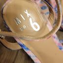 mix no. 6  Pink Purple Square Toe Aliciana Tye Dye Heels 6 Photo 2