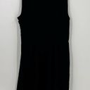 Eileen Fisher  Black Cross Front Sleeveless Dress Photo 5