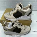 Michael Kors  Brown Crista Tech Canvas Trainer Sneakers Photo 1