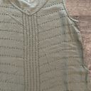 Coldwater Creek  beaded tank in army green Photo 1