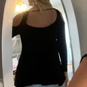 Acemi Off The Shoulder Black Top Photo 1