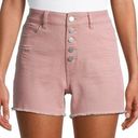 Time & Tru Pink High Rise Shorts Photo 0