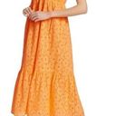 Rails  Tina Embroidered Eyelet Cotton Midi Dress in Marigold Size S NWT Photo 1