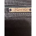 Wrangler  Rock 47 Women's Wide Leg Dark Wash Denim Jeans Size‎ 27 x 32 Photo 3