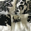 Talbots Pleated Floral Skirt Black White Pattern Cotton - Sz 6 Petite Photo 11