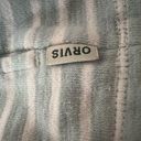 Orvis  Blue White Stripe Quarter Zip Pullover‎ Size Large Photo 5