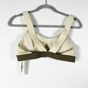 NEW Devon Windsor Ace Canvas Two Tone Textured Strappy Athletic Sports Bra S Photo 2