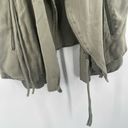 Olive & Oak  x Evereve Vest Size Small Army Green Military Olive Casual Zipper Photo 7