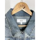 Elizabeth and James Textile  Denim Jean Trucker Jacket Size Large L Photo 1