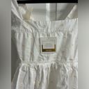 Daisy Dondolo Women's embroidered  Shirt Top Smocked Ruffle Sleeve Size XS NWT Photo 5