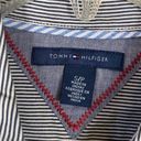 Tommy Hilfiger  Grey & White Pinstriped Long Sleeve Button Up Shirt Photo 4