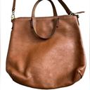 Madewell Mini Transport Bag Shoulder Bag Tote Cognac Brown Photo 0