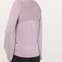 Lululemon  City Trek Turtleneck Smoky Blush merino wool cropped sweater size 6 Photo 4