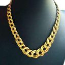 Monet  Vintage Gold Plated Chain Link Necklace 16”-18” EUC Photo 0