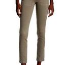 Ramy Brook  Eva Mid Rise Zip Pockets Ankle Length Skinny Sage Green Jeans 25 Photo 0