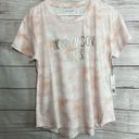 Rae Dunn  Womens Short Sleeve "Honeymoon Vibes" Graphic Tee Sz L Photo 6