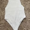 ZARA White High Neck Body Suit Photo 0