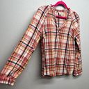 st. john's bay  Western Rodeo Coastal Cowgirl Breathable Womens Plaid Shirt Small Photo 4