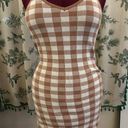 Say What? Say What Gingham Bodycon Dress Photo 1