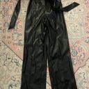 Her Entire Name Says Grace Strapless Leather Jumpsuit  Photo 0