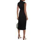 Twisted JONATHAN SIMKHAI
Wrap-effect  twill-paneled satin midi dress Photo 2