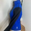 Zella  jacket blue and black athletic mesh panel Photo 2