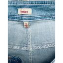 Bermuda REBA LADIES EMBROIDERED LIGHT BLUE DENIM 5 POCKET JEAN  SHORTS NEW 8 Photo 1