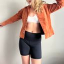 Coldwater Creek Vintage Orange Leather Jacket Photo 2