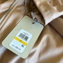 Levi's NWT  Women's Faux Leather Bomber with Laydown Collar In Color: Biscuit Photo 8