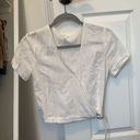 Full Tilt White Wrap Shirt Photo 2