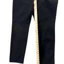 Talbots  Womens Heritage Ankle Skinny Jeans Sz 8 Black Denim Side Zip Flat Front Photo 6