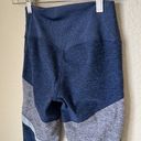 Alo Yoga ALO Navy And Grey Heathered Leggings  Photo 8