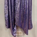 The Attico Fanny Asymmetrical Hem Purple Sequin Dress EU 36 Size undefined Photo 6