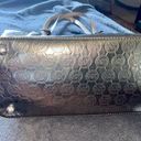 Michael Kors Michael  Monogrammed Shiny Gold Medium-sized Shoulder Bag Photo 2