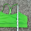 Lululemon  flow y bra bright green soulcycle sports bra women’s size 6 nulu yoga Photo 5