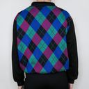Polo Vintage 90s Cricket Lane Argyle Knit  Collared Sweater Photo 3