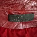 Vera Pelle Vintage  It Collection Red Leather Jacket Size Small Photo 4