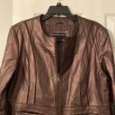 Bernardo  Womens Leather Jacket excellent condition long 25” bust 38/40” Photo 4