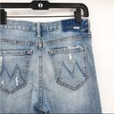 Petal Mother Superior The Almost Saint Crop  pusher Distressed Jeans size 24 Photo 5