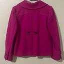 Banana Republic  Wool Blend Pea Coat Fuchsia Size S Petite Photo 1