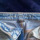 American Eagle Super Stretch Super High Rose Shortie Jean Shorts Photo 1