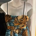 City Triangles  Unique animal print, belted waist dress, 1980s vibe, size 9 Photo 2