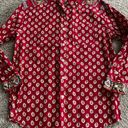 Vera Bradley  women’s small long sleeve button down top Photo 2