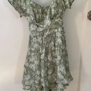 Francesca's Romper Green Size M Photo 0